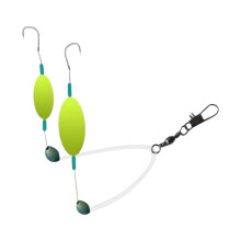 Double Hook Fishing Hair Rigs Suspension Rig For Swimming Baits AntiBottom Carp Fishing Hook Accessory