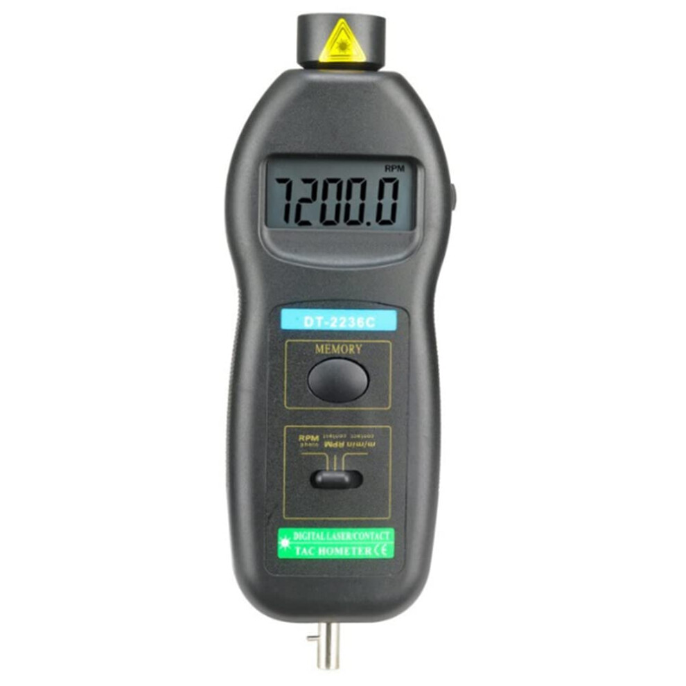 Tachometer Dualmode Twoinone Contact And Noncontact Digital Tachometer For Rpm Measurement With Automatic Range 9189345950209
