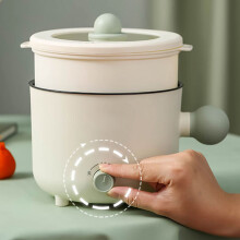 Pot électrique de 1,8 L, 300–600 W, noir, 17,5 13,5 cm