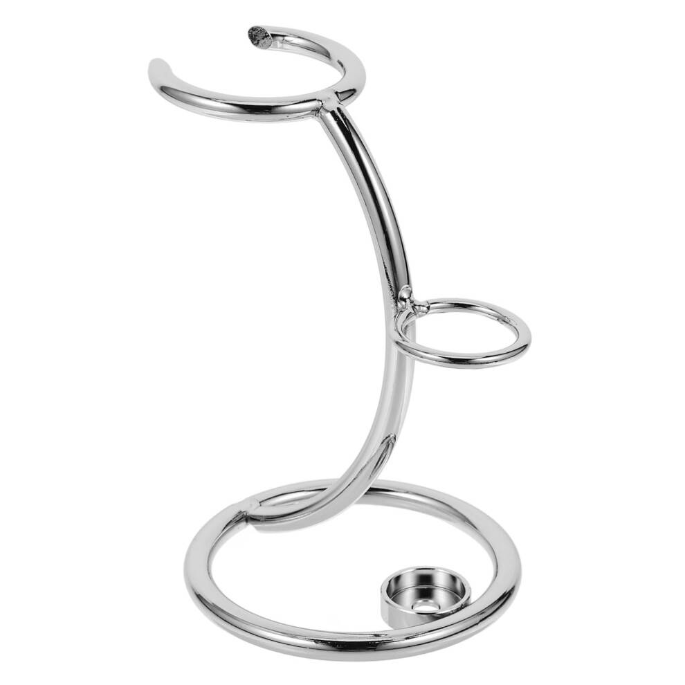 1 Piece Shaving Holder with NonSlip Base, Elegant Razor and Brush Stand for Stylish Bathroom Design, Stable Stand and Improved Air Circulation