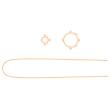 Sangle de récipient de boisson en Silicone polyvalente,-Orange