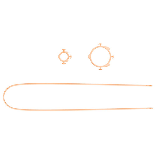 Sangle de récipient de boisson en Silicone polyvalente,-Orange