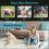 Dog training clicker, clicker and whistle, 6.5 x 3.0 cm behavior training aid, silent recall device, includes wrist strap 4