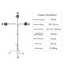 Andoer Mini C-Stand 20,8 Zoll Tischstativ