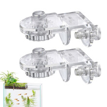 Aquarium Lid Handle  Acrylic Anti Jump Net Clamp Aquarium Accessories Fish Tank  Lid Bracket for Rimless Aquariums