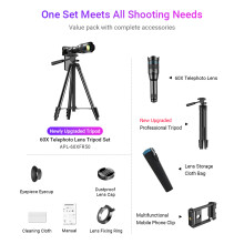 APEXEL APL-60XFR50 4K HD 60X Monokular-Teleskop