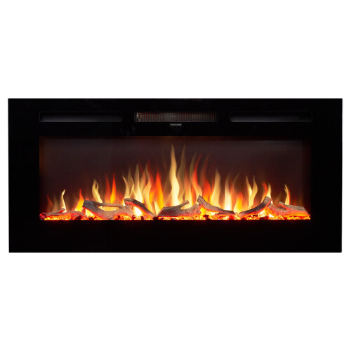 Adam Adam Orlando Inset / Wall Mounted Electric Fire, 42 Inch 2