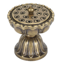 Røgelsestander med trækul, røgelsesbrænderholder, vintage skabsknopper, rustikke bronzede dørknopper, dekorative skuffeknopper, aromaterapi yoga