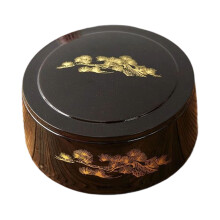 Bentos-stijl voedselcontainer ronde vorm, ideaal-Dennenbloemen