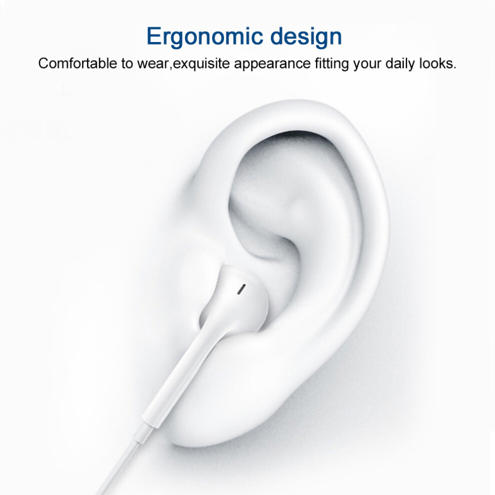 Typ C Kopfhã¶Rer Wired Half In Ear Hd Kopfhã¶Rer 7443665306675