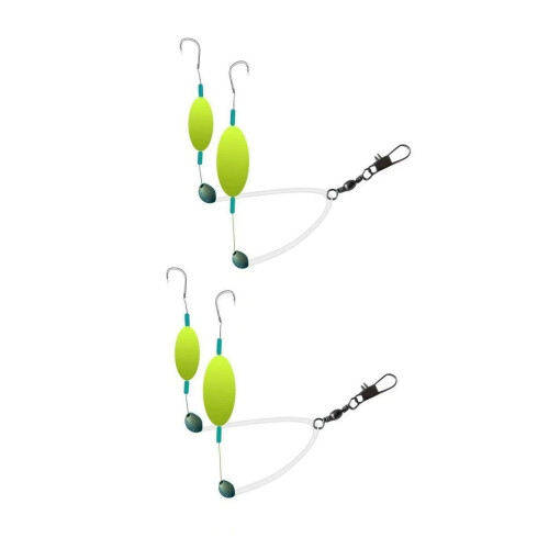 Pompano Rigs 2 Pack For Surf Fishing  Accessories Easy To Use Practical
