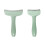 Professional Deshedding Comb Comfortable Grip-Green trumpet 5