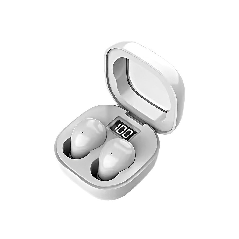 Invisible Wireless Mini Earphones Bluetooth 5.3 Earbuds For Sleeping With Charging Case White 9189345950704