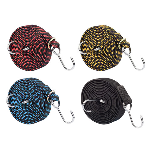 Elastics Motorcycle Strap Sturdy Bungee Cord for-1 meter black 1