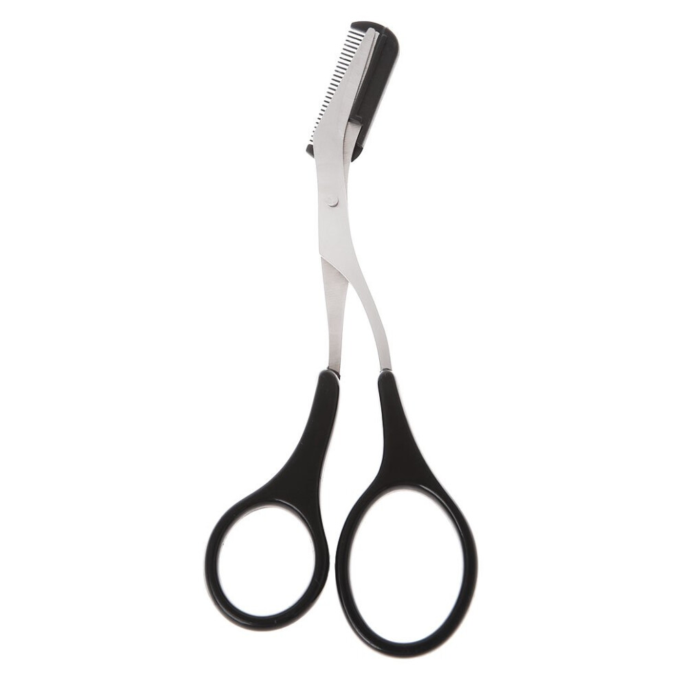 Eyebrow Trimmer with Comb and Stainless Steel Scissors for Pain Unisex Brow Grooming