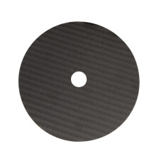 Carbon Fiber Tape Disc Tuning Mat verbetert de auditieve-zwart