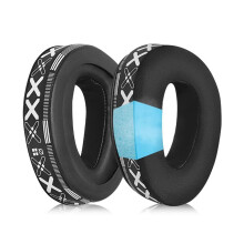 Soft Memory Foam Earpads Ear Cushions for-black and white prin