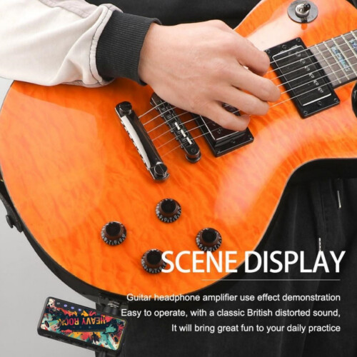 Guitar Headphone Amplifier USB Rechargeable Mini Guitar 1