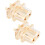 Solid Clear 0.78mm 2pin Socket Headphone Connector For Portable 1