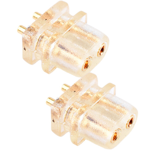 Solid Clear 0.78mm 2pin Socket Headphone Connector For Portable