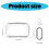 Antiscratch Sleeve for TE-V1R HEN Headphone-Transparent pink 4