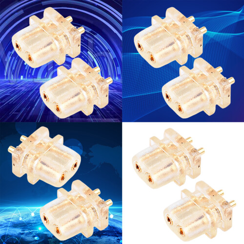 Solid Clear 0.78mm 2pin Socket Headphone Connector For Portable 1
