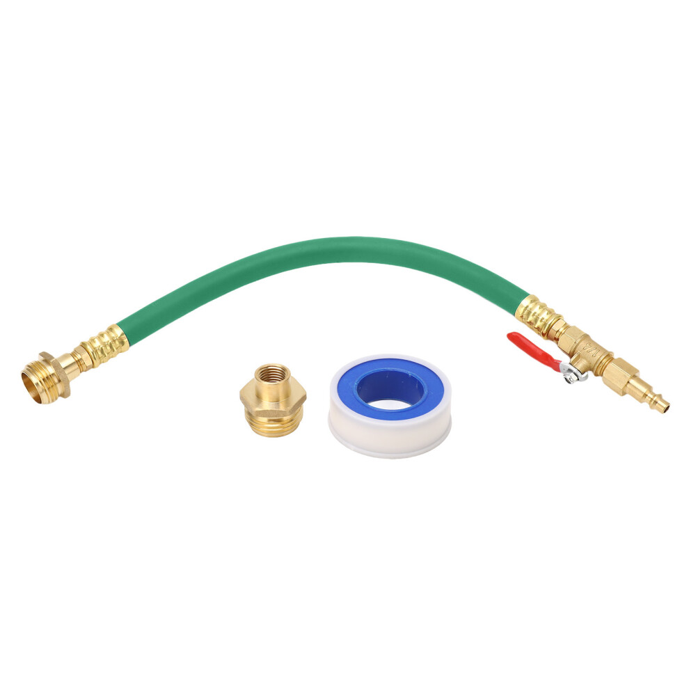 Heavy Duty Winterizing Kit Air Compressor Quick Connect Shut Off Valve Water Blowout Adapter For Rv Sprinkler Systems Flexible Hose Corrosion 9190834223353