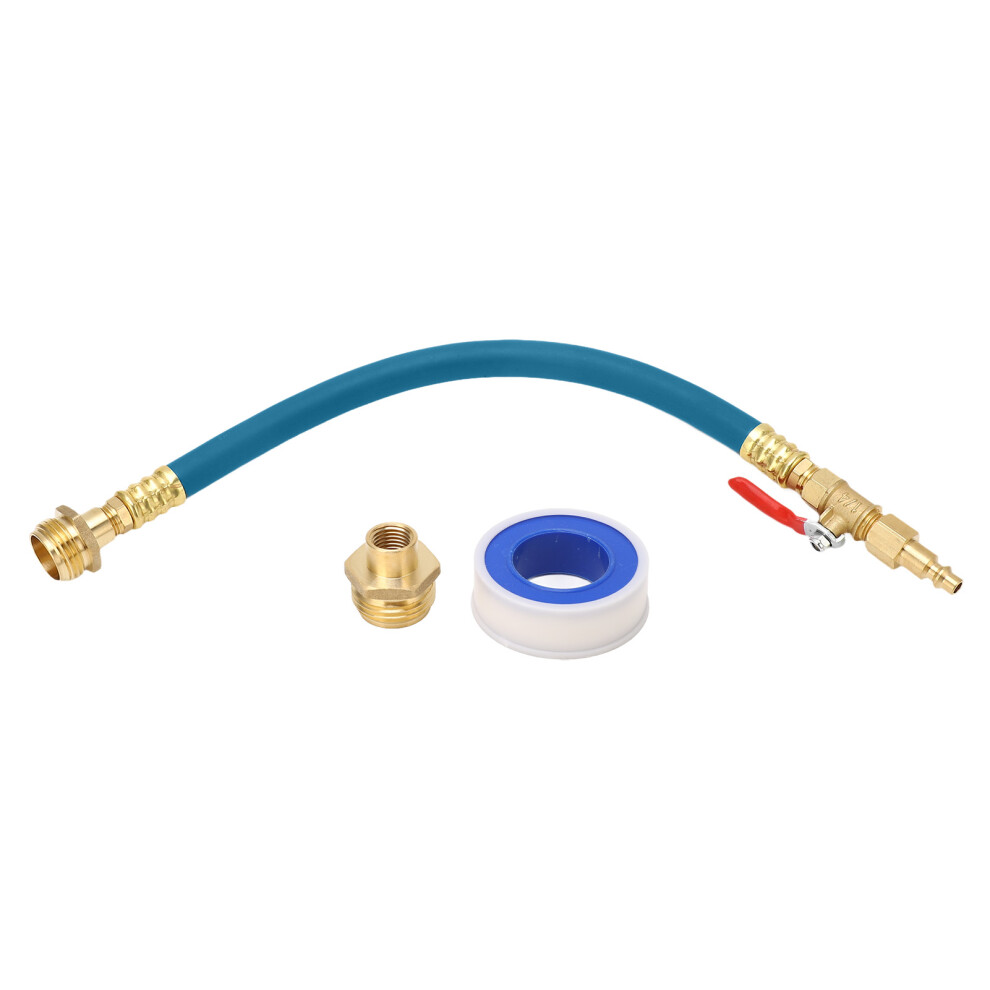 Heavy Duty Winterizing Kit Air Compressor Quick Connect Shut Off Valve Water Blowout Adapter For Rv Sprinkler Systems Flexible Hose Corrosion 9190834223360