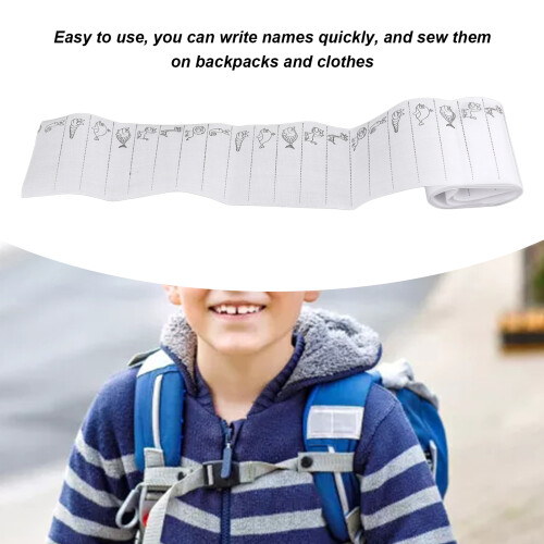 Name Labels 100 Grids Cartoon Pattern Easy to Use Elegant Wide Application Tag 2