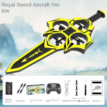 Remote control aircraft stunt quadcopter drone blue