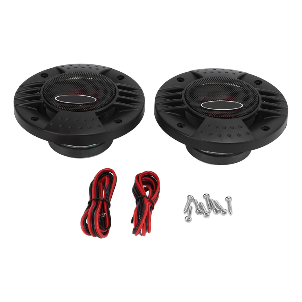Tweeters High Compression Aluminum Bullet Super Tweeters Built In Crossover Clear And Full Treble Two Way Output High Sensitivity Durable Performance 9159805532214