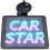 Programmable LED Screen Funny Car Accessories, Custom Text Pattern Animation Scrolling Programmable LED Sign APP Control Bluetooth Compatible for 2
