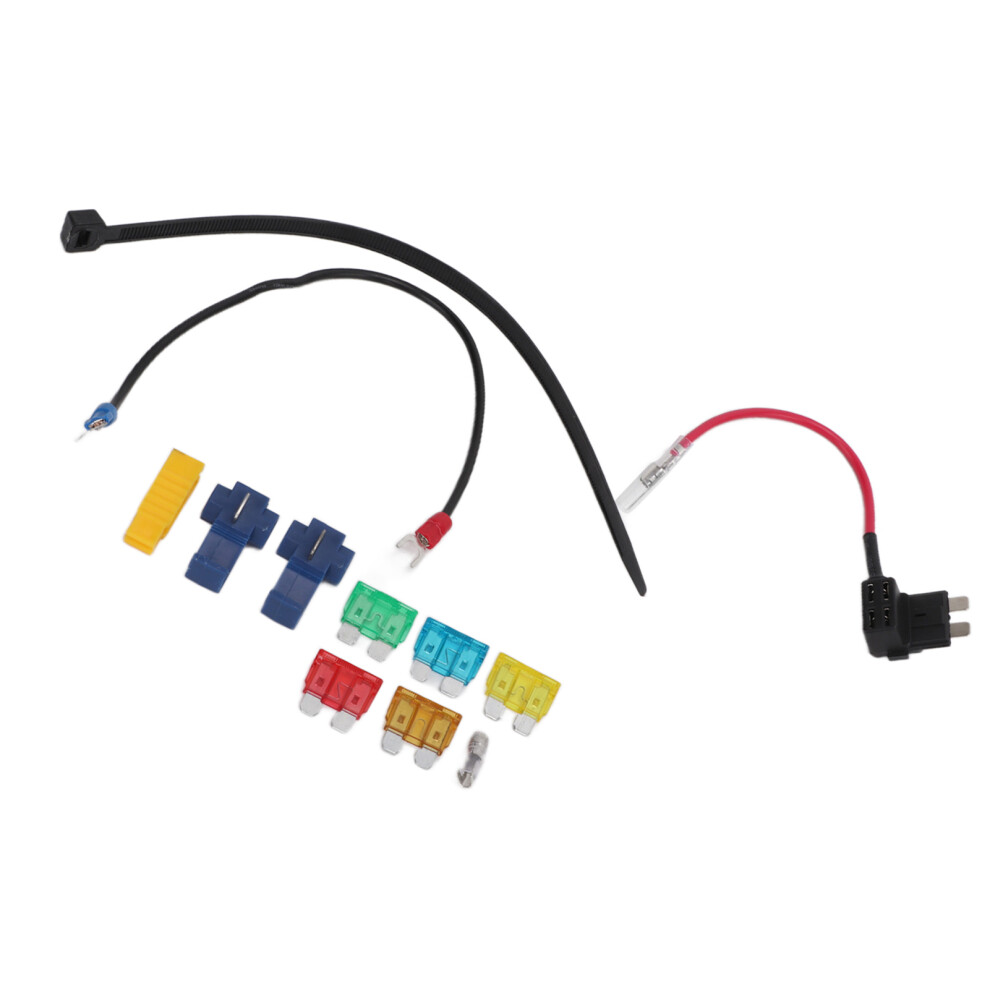 Automotive Blade Fuse Holder Pack With 5A-30A Fuses For Cars, Trucks, Boats 4951376867307