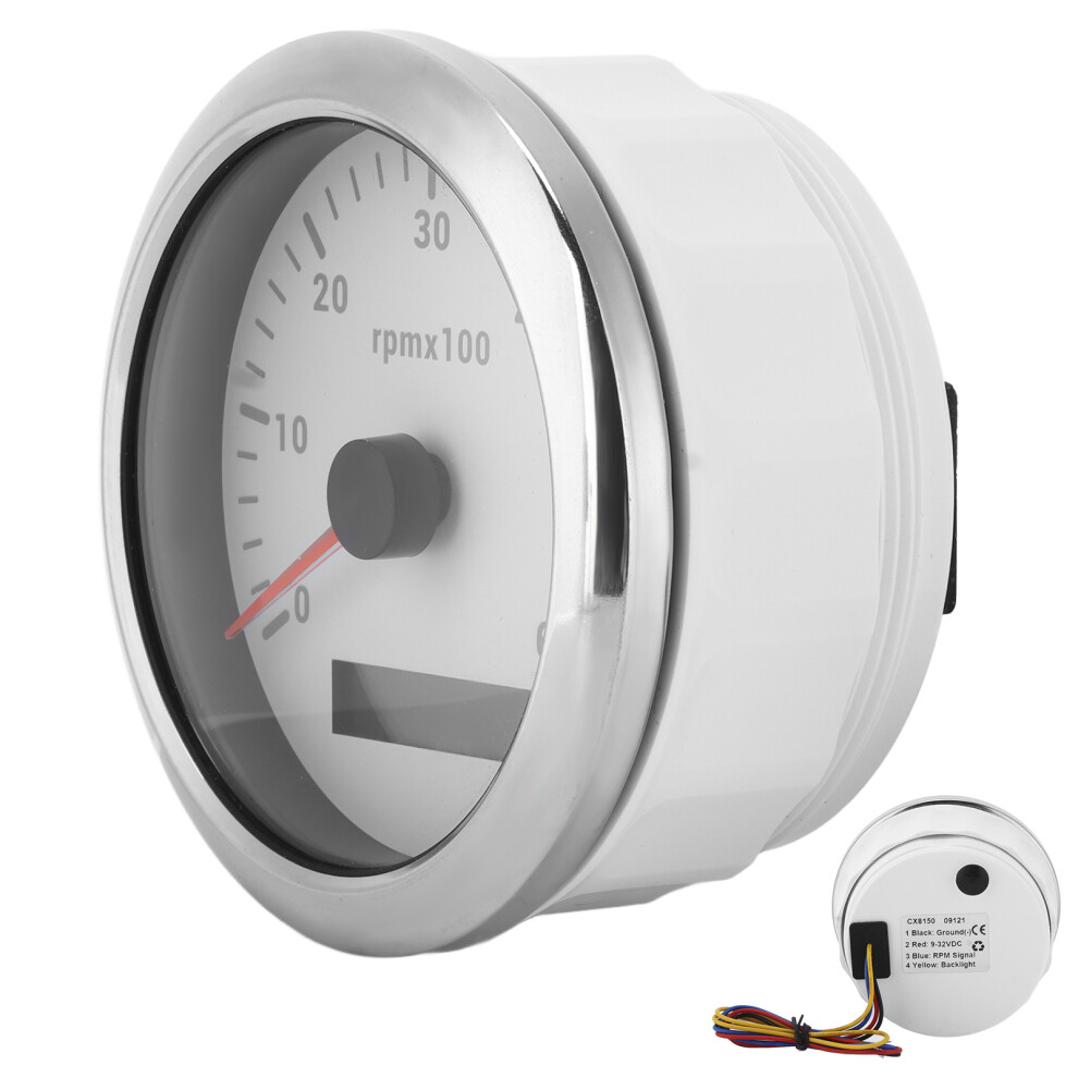 85Mm Digital Tachometer 0Â6000Rpm Colorful Backlight Universal 3111376648592