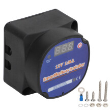 Controllo batteria senza interruzioni, isolatore a doppia batteria, relè intelligente, indicatore LED, modalità automatica, sistema a relè
