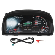 Tachimetro digitale LCD per cruscotto auto, sistema Linux, supporto HUD, avvio rapido, quattro stili di tema, supporto per il controllo del veicolo,
