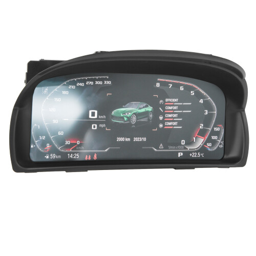 Ψηφιακό ταμπλό με οθόνη LCD για BMW με υποστήριξη πολλαπλών γλωσσών Πίνακας οργάνων 2
