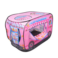 Ice Cream Car Play Tent for Foldable Playhouse Indoors and Outdoors Creative Tent with Colorful Design for Birthdays and Holidays Material
