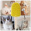 Katzenkamm  Pet Massage Comb with Ergonomic Handle, Yellow 3