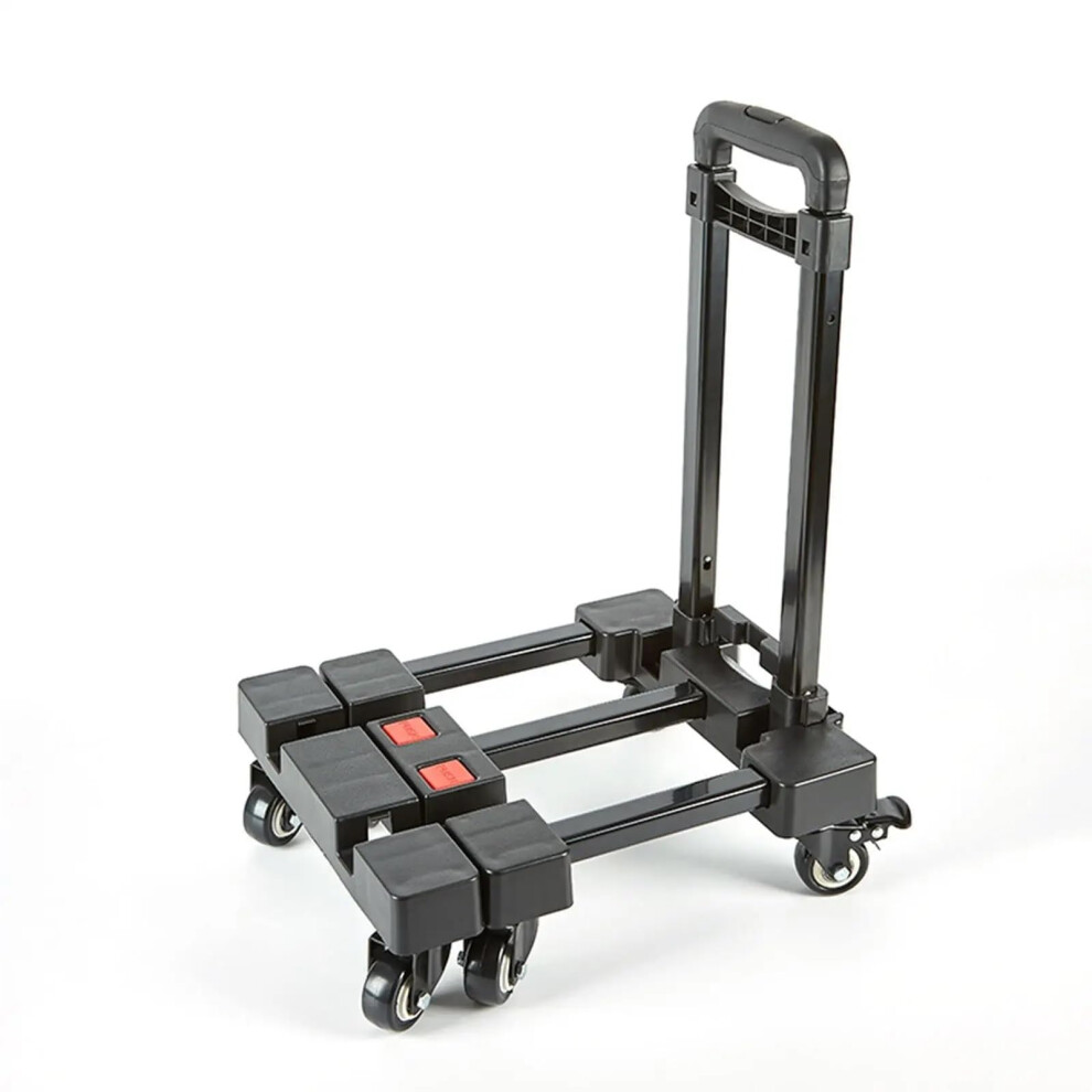 Sack Truck Folding Hand Cart With Adjustable Handle, Shopping Cart For Easy Outdoor Movement, For Household And Office, Maximum Load 100 Kg 9412369924971