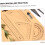 Compass Ruler, Geometry Compass, Ruler, Drawing Toolkit, 8 Pieces 2
