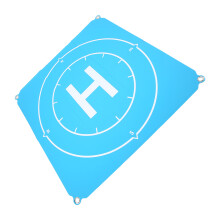 65cm Portable Drone Landing Pad for FPV/mini2/Air 2S/Mavic 2, Orange/Blue