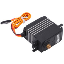 25KG Metalgetriebe DigitalServo-Motor für RC-Auto Boot Flugzeug Schwarz, 55x38x20mm