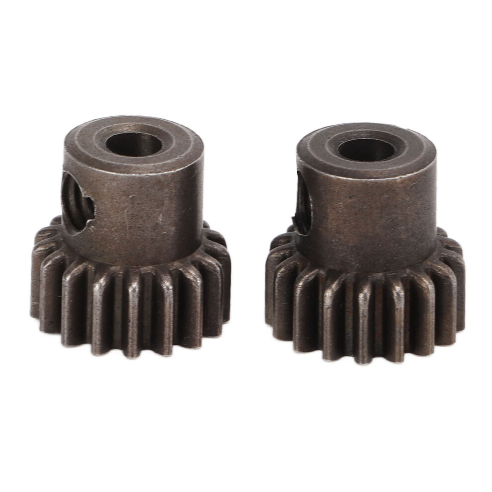 2Pcs Metal Pinion Gear For 1/10 Rc Cars 17T Hsp 94107 94111 7601376646385