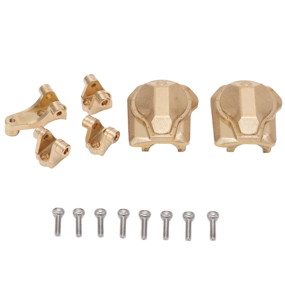 Brass Diff Cover For Rc Crawler Car, High Quality Cnc Brass Material High Precision Machined Front And Rear Axle Differential Cover With Fixing Screws 9301476382272