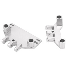 Support de biellette de servo en aluminium argenté MN86K 1/12 RC