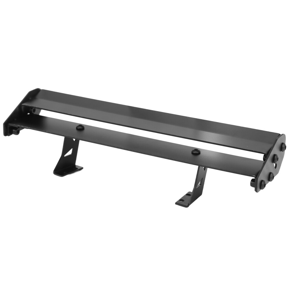 Aluminum & Carbon Fiber Rc Rear Spoiler For 1/10 On Road Drift Car, 180Mm Black 4931375831639