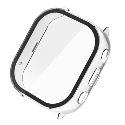 Montre connectée à couverture complète, verre trempé-Clair