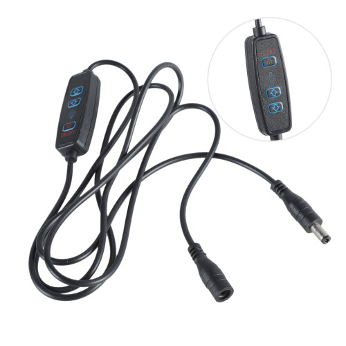 Câble d'alimentation pratique avec bouton de commutation, cordon 1