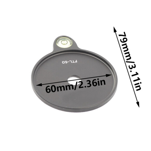 Stativ-Nivellierplatte, 60 mm kreisförmiger Offset-Nivellierer 1